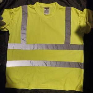 Mens High-Visibility Yellow Safety Shirt
